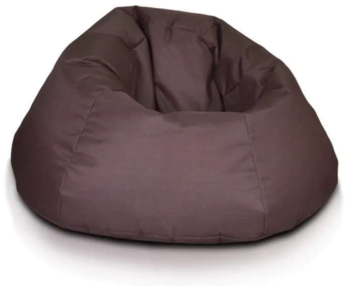 INTERMEDIC SK - Sedací vak Relax 110x70 cm | kreslo na oddych z ekokože alebo polyesteru, 300 l Farba: NC15 - Hnedá tmavá (Polyester)