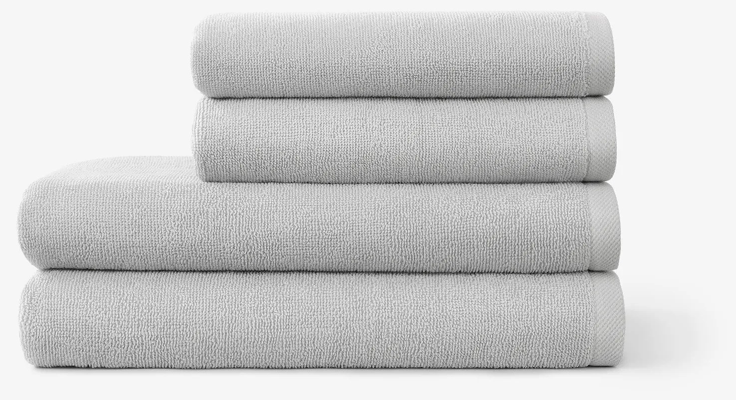 Goldea bavlnený froté uterák / osuška soft bez bordúry – sivý 50 x 100 cm