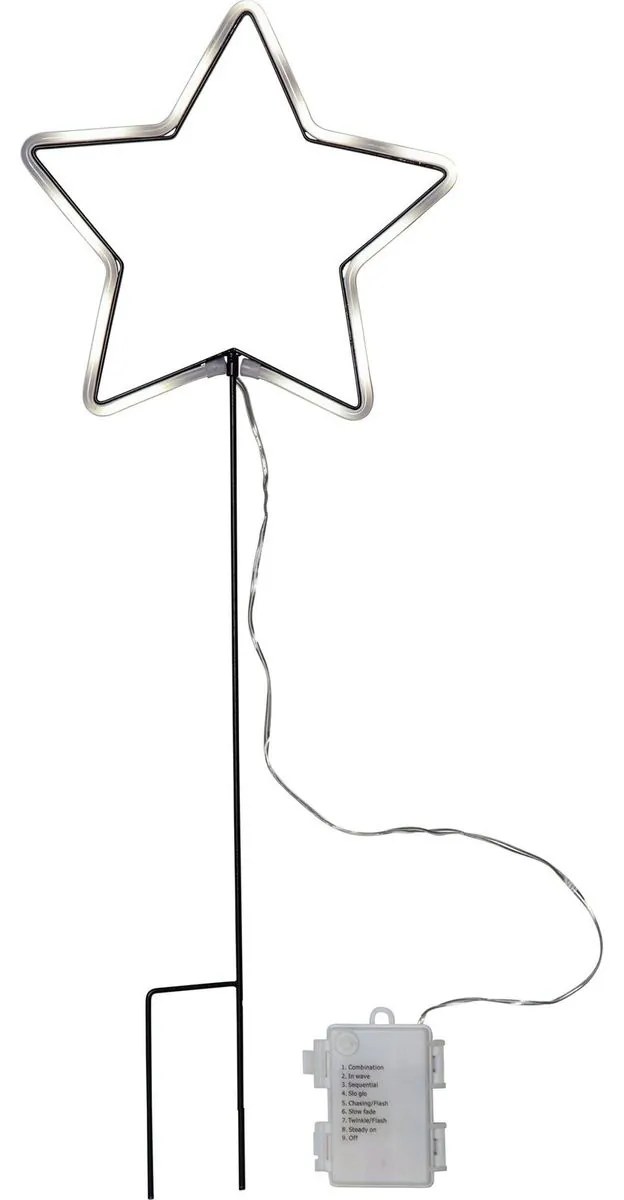 Eglo LED svetelná dekorácia NEONSTAR, napájanie: batériové, studená biela, výška: 58 cm