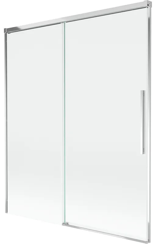 Mexen Rox, 2-krídlová posuvná vaňová zástena 140 x 150 cm, 8mm číre sklo, chrómový profil, 8C9-140-001-01-00