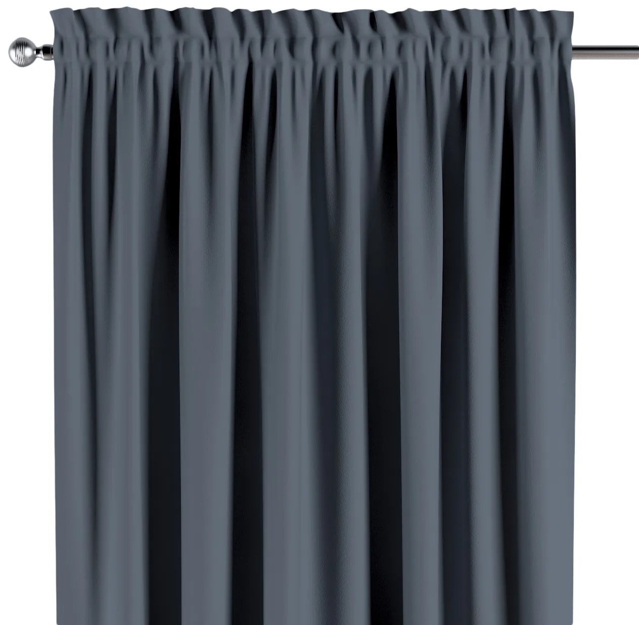 Záves s tunelom a volánom