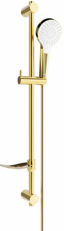 Mexen sprchový set DF05, zlatá/biela, 785054582-50