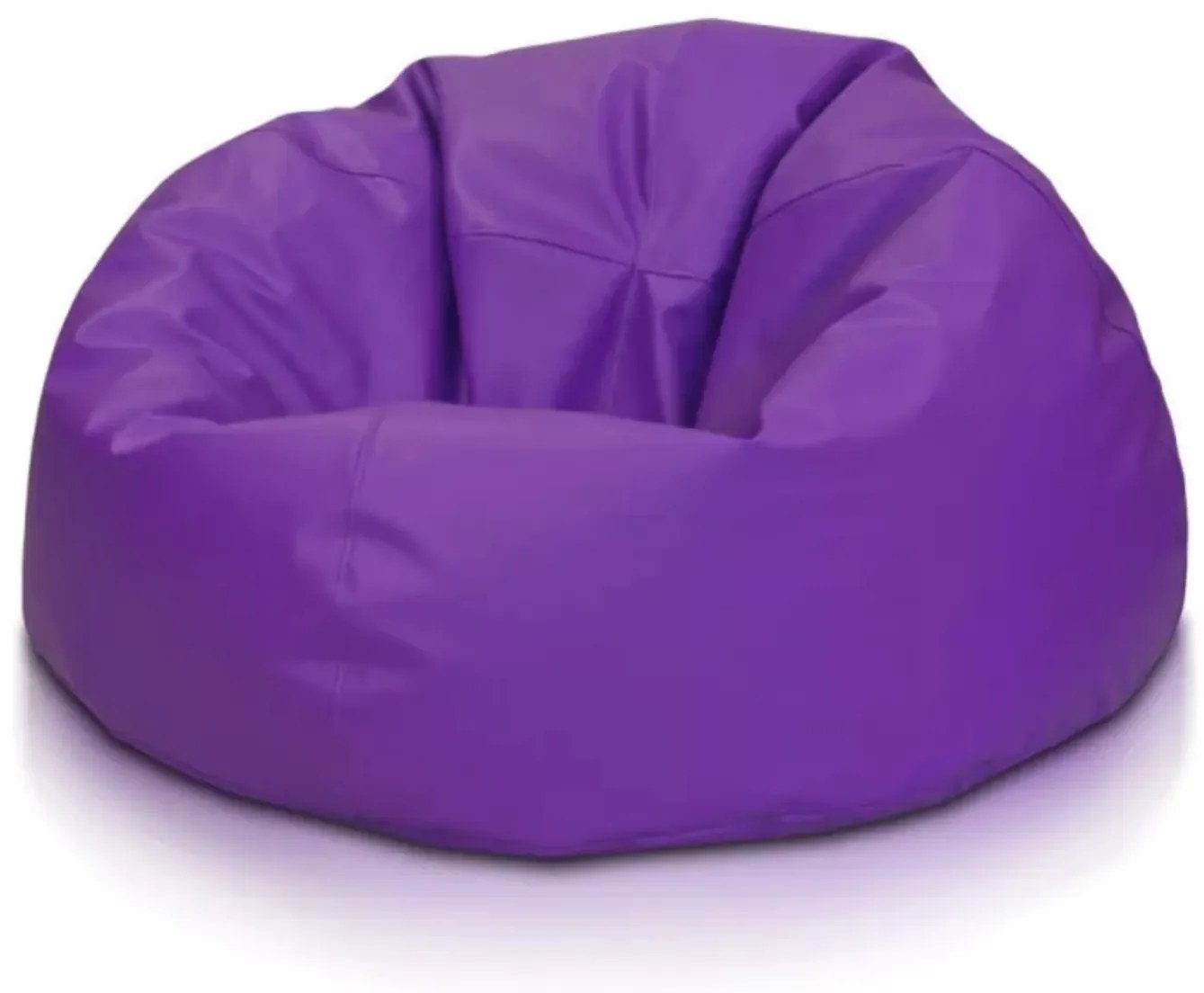 Sedací vak Sakwa L z ekokože – pohodlný, ľahko čistiteľný, elegantný vak pre deti aj dospelých Farba: E07 - Fialová