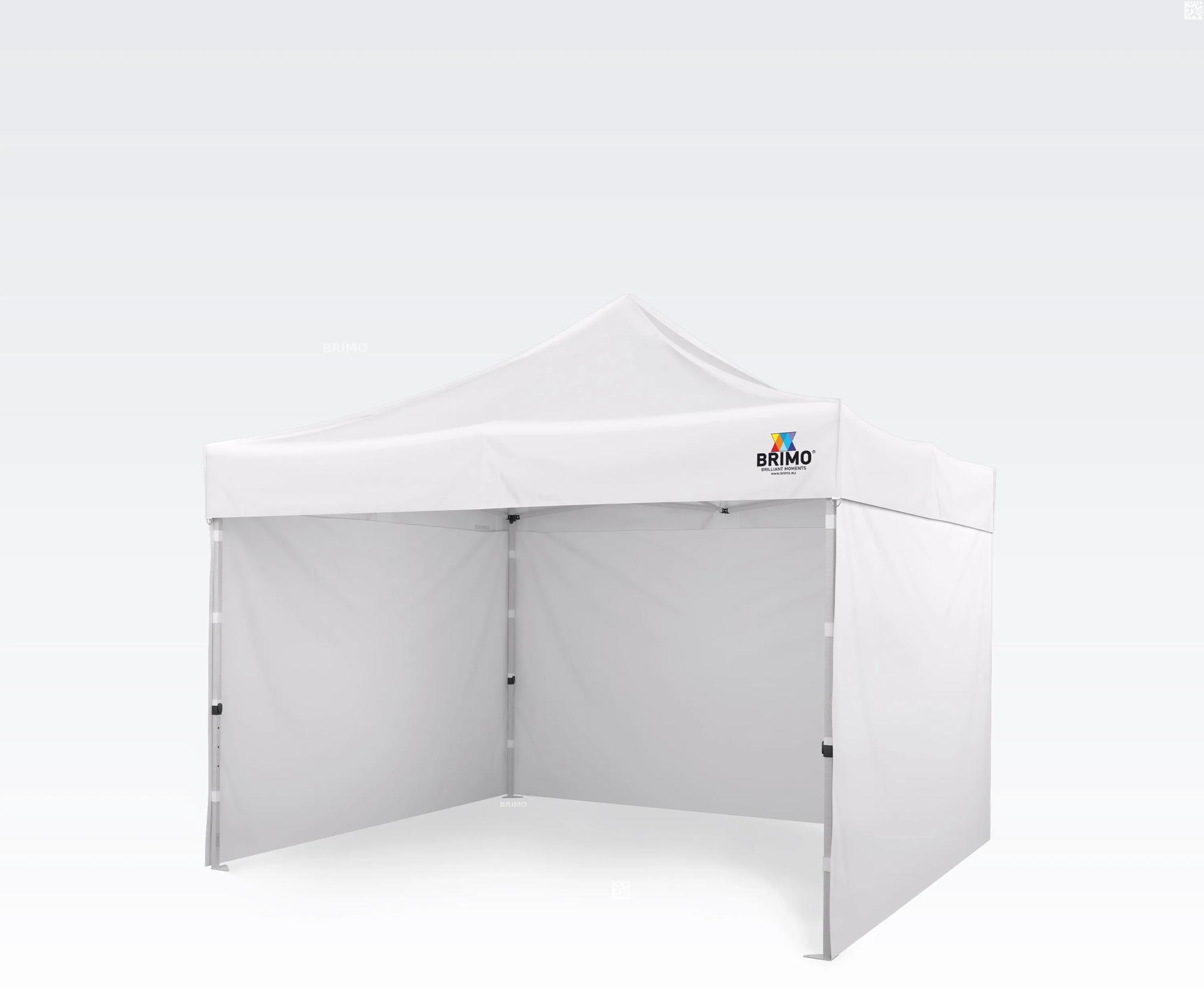 BRIMO Skladací altánok 3x3m - s 3 stenami - Biela 9