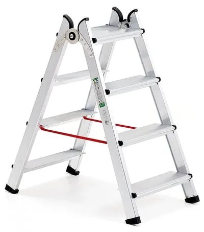 Skladacie schodíky BRINK, 4 priečky, výška 940 mm