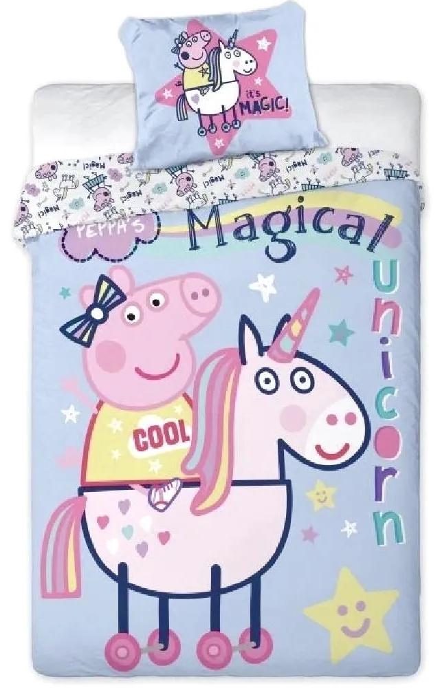 Obliecky Disney Peppa Pig ružové 140x200cm+90x70cm Faro