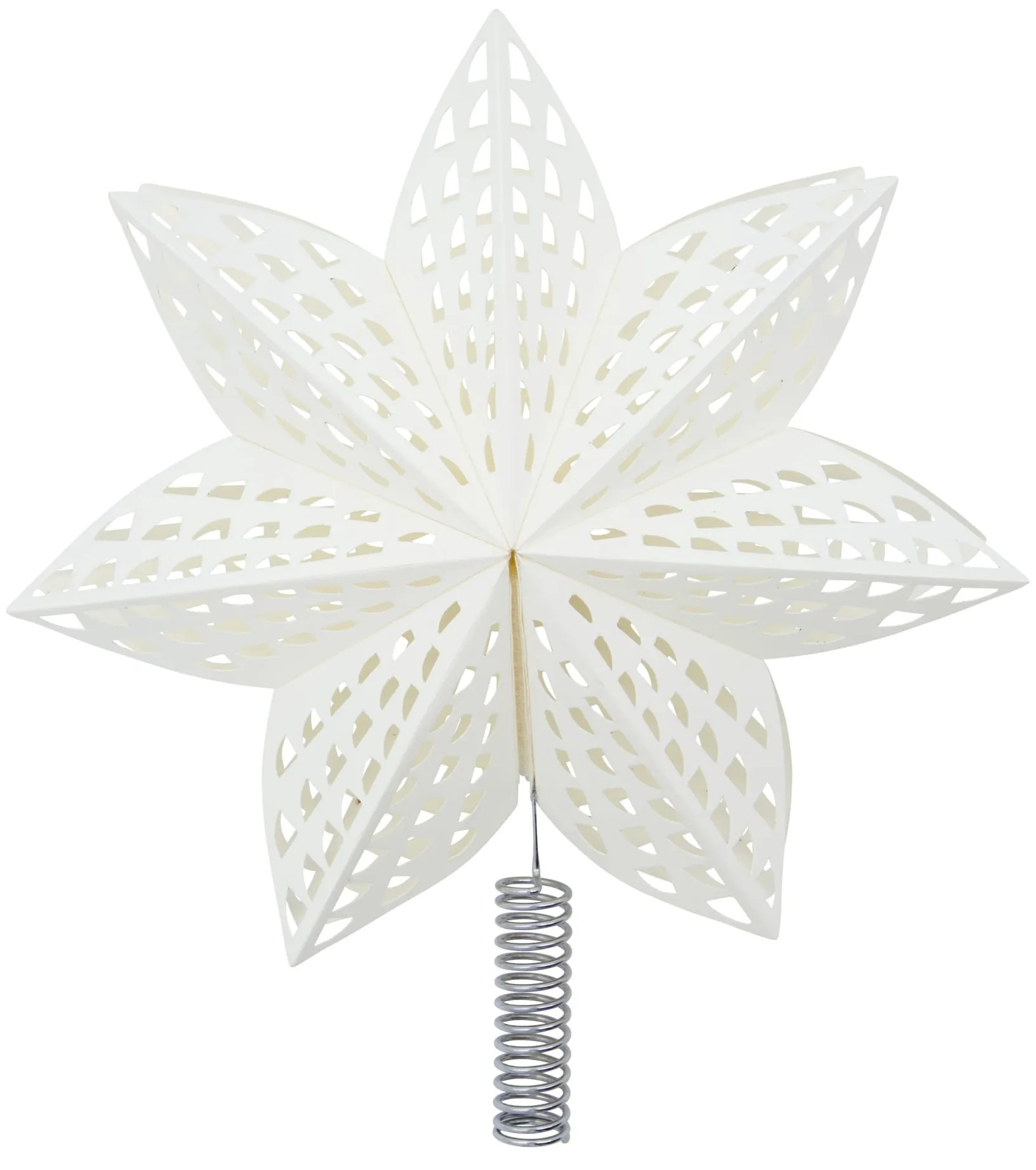 House Doctor Vianočná ozdoba / špica na stromček Gint White 30 cm