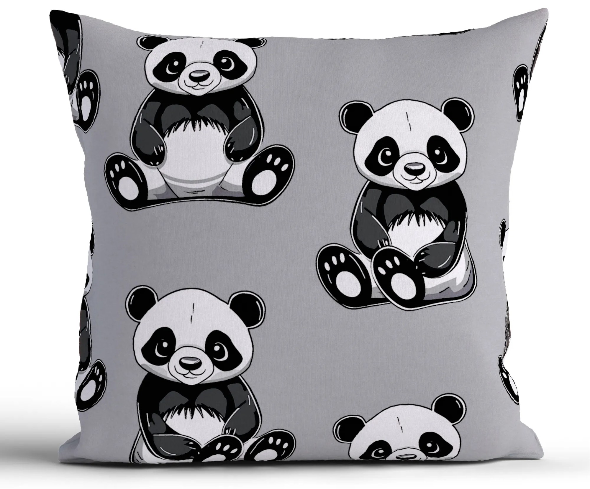 Bavlnená obliečka na vankúš Renforcé 40 * 40 cm - Panda