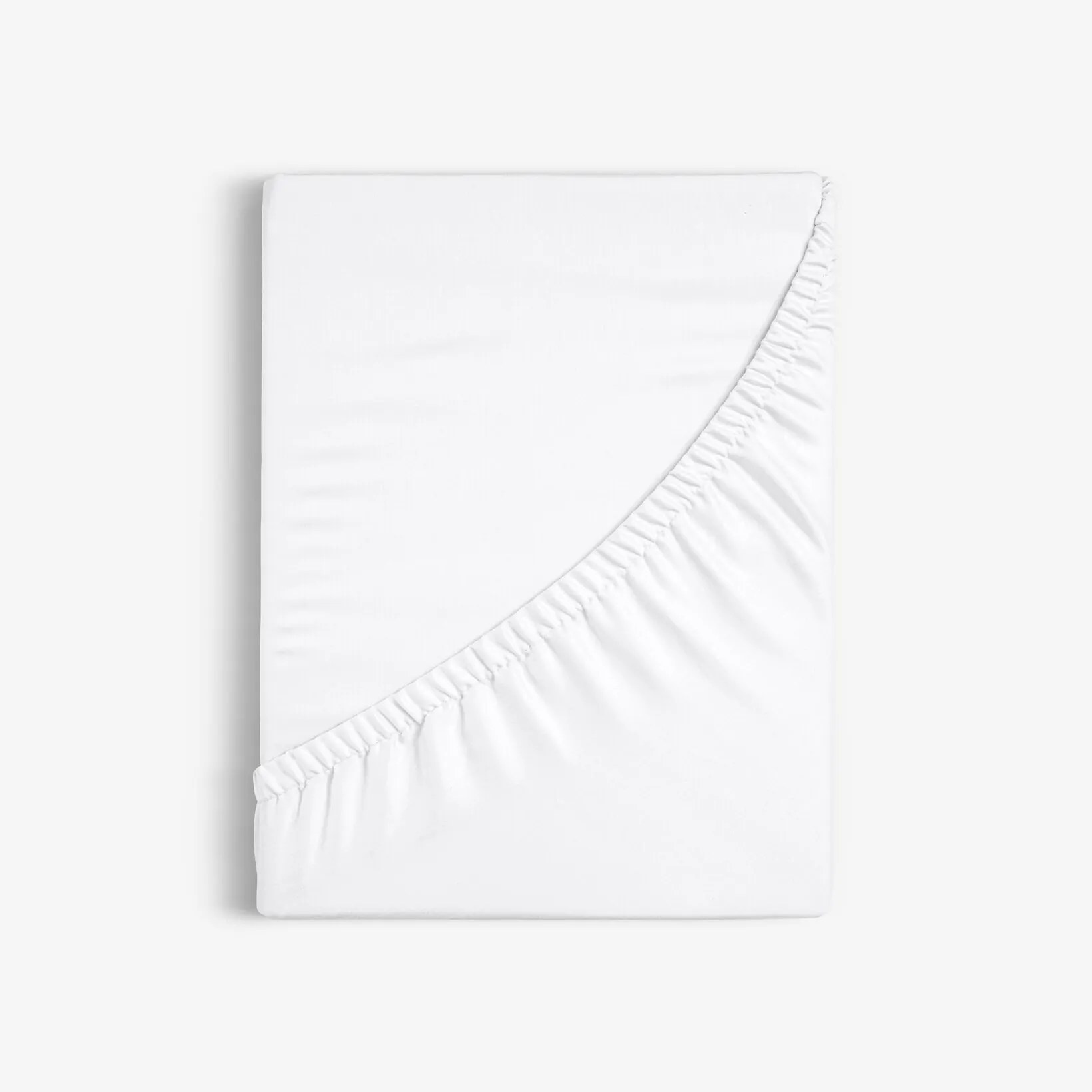 Goldea bavlnená napínacia plachta - biela 80 x 160 cm