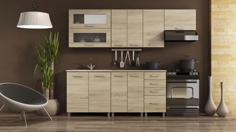 Kuchynská linka ANTON, sonoma