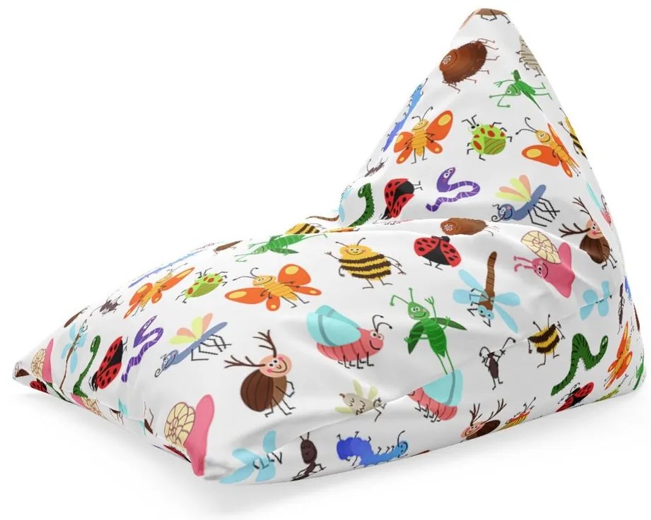 Sedací vak Triangl hmyz, farebná