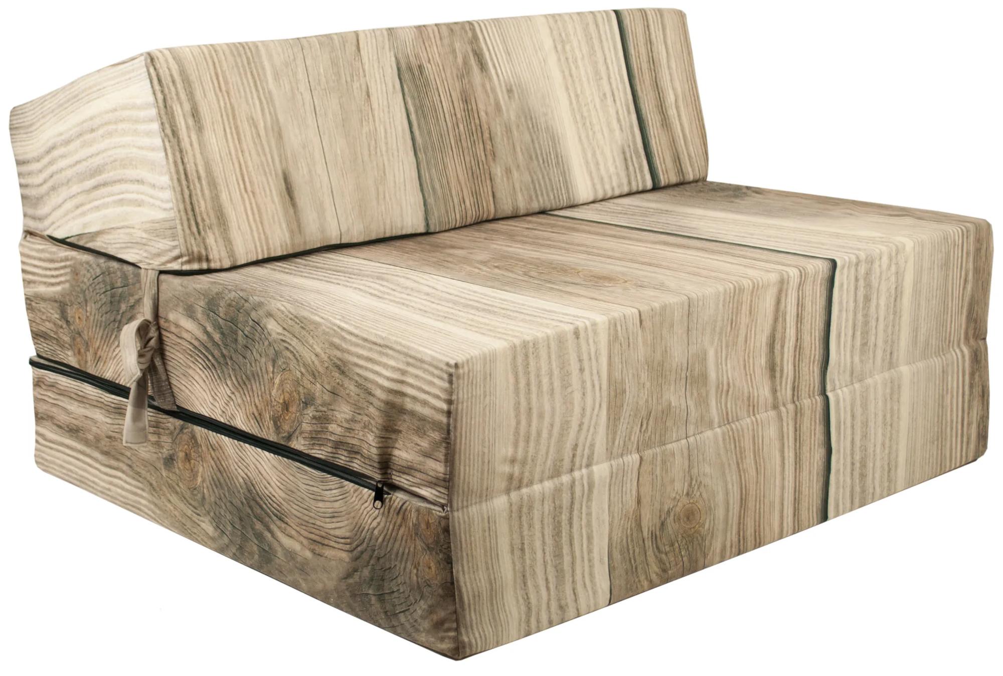 Rozkladacia molitanová pohovka - drevo