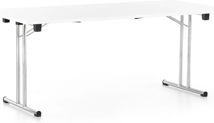 Skladací stôl 180 x 80 cm, biela