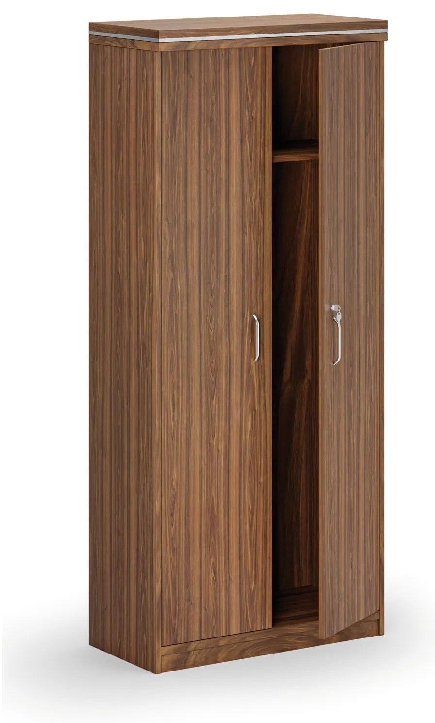 Šatníková skriňa s výsuvom ARRISTO LUX, 800 x 400 x 1836 mm, orech