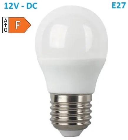 Diolamp SMD LED žiarovka matná Special Voltage Ball P45 5W/12V-DC/E27/4000K/450Lm/180°