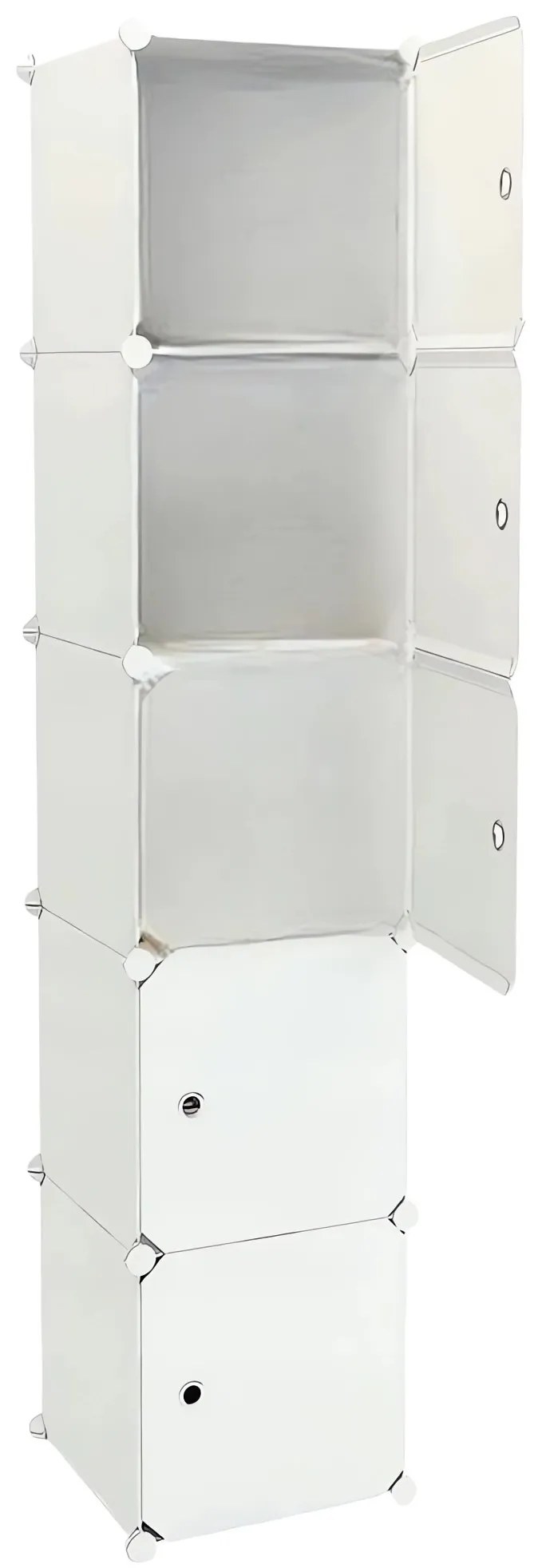 Hogler 3402 Variabilný policový systém 5 políc 175 x 37 x 47 cm, biely