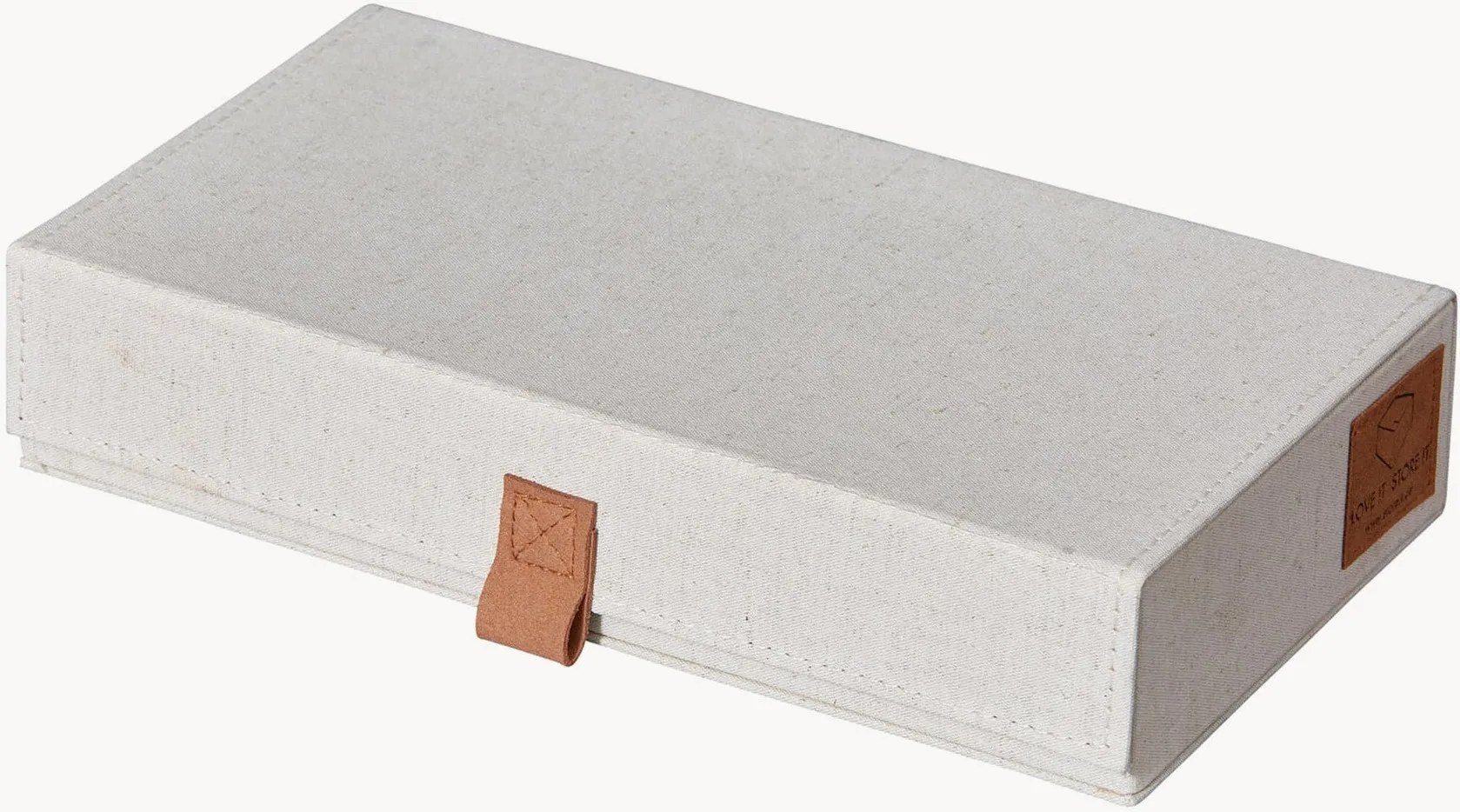 Ľanová škatuľa na okuliare Premium