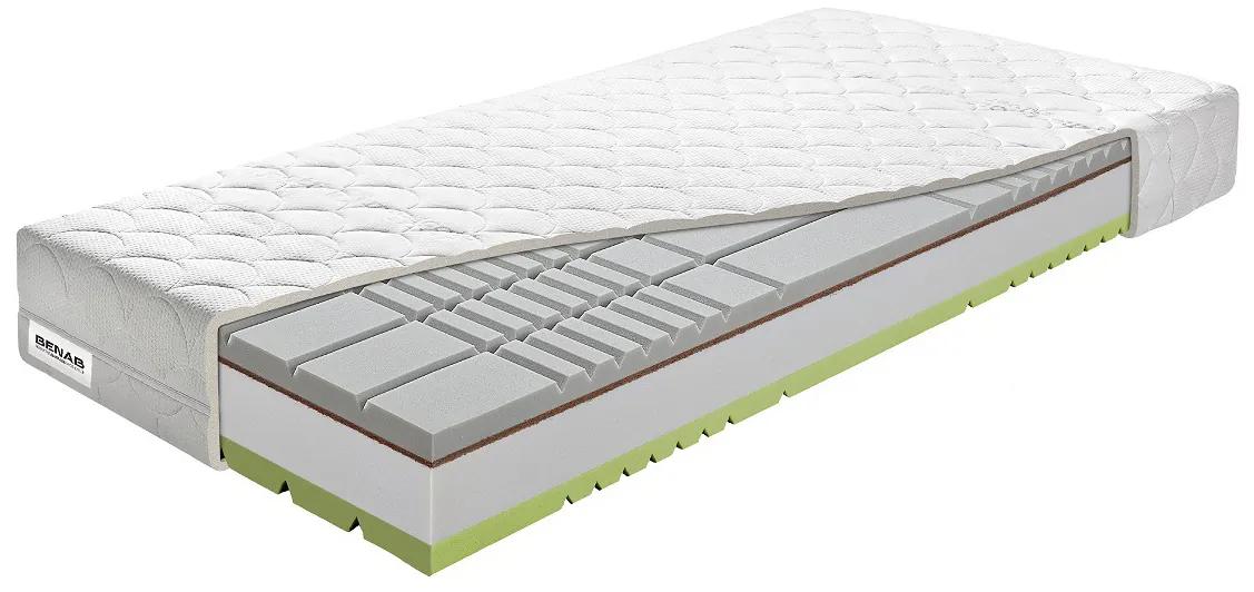 Penový matrac Benab Ares 195x90 cm (T4/T3). Akcia -9%. Vlastná spoľahlivá doprava až k Vám domov. 763757