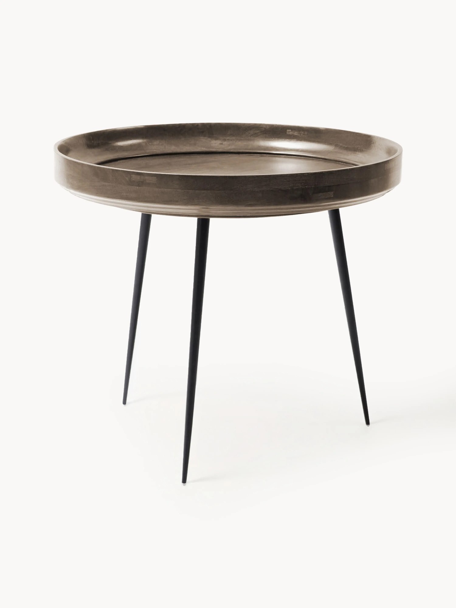 Okrúhly pomocný stolík z mangového dreva Bowl