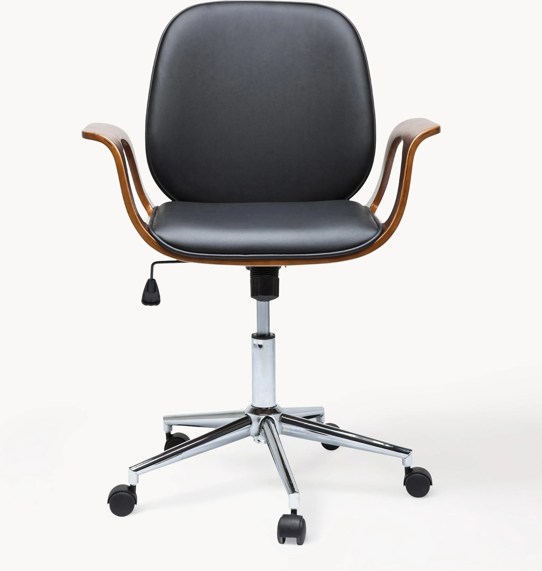 Koženková výškovo nastaviteľná kancelárska stolička Patron