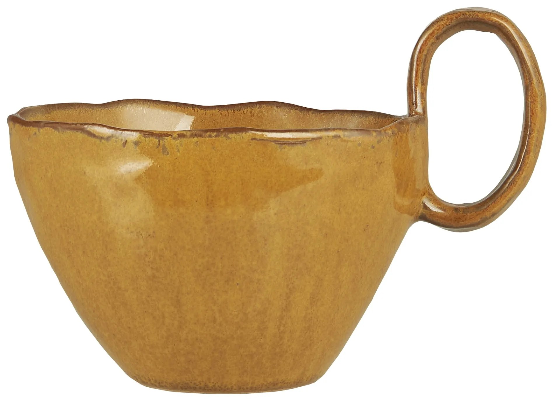 Ib Laursen Kameninový hrnček Ocean Mustard 200 ml