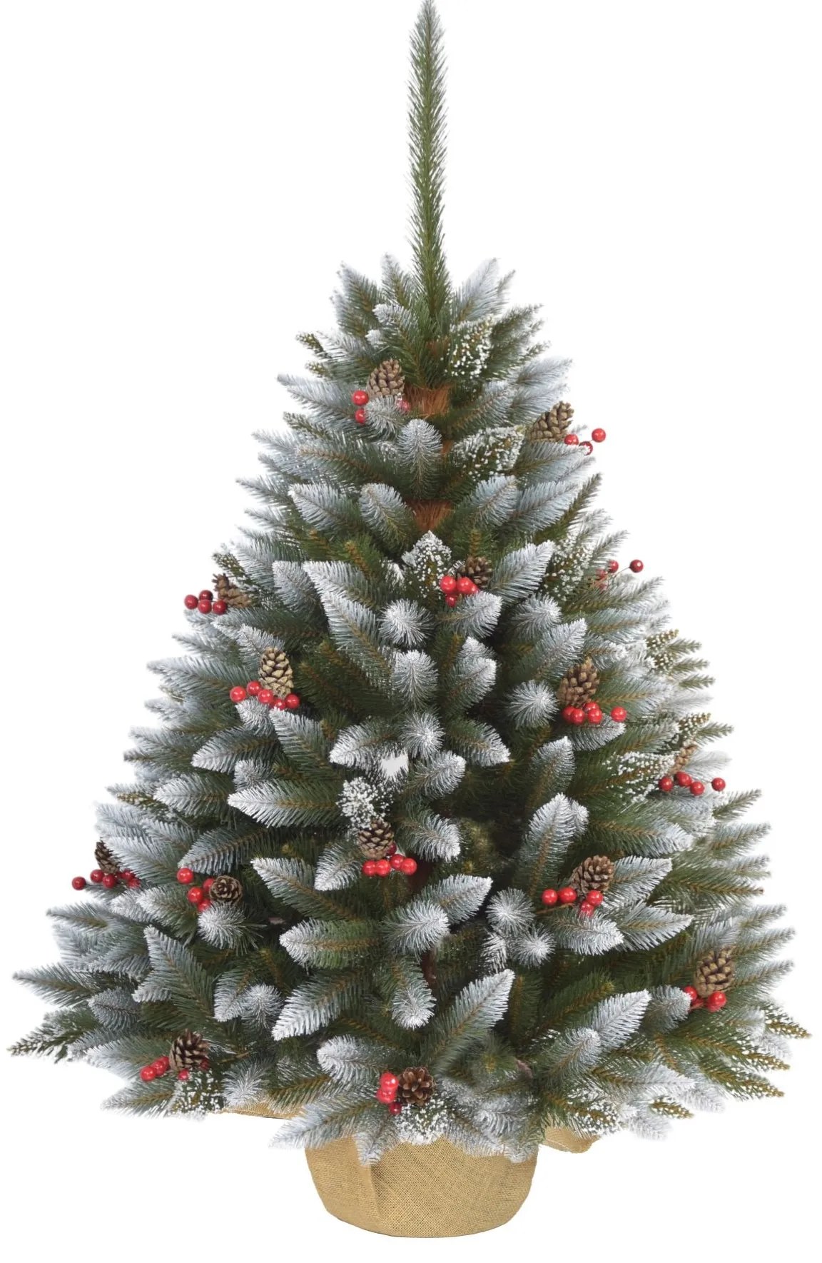 Dekorstudio Umelý Vianočný stromček Smrek ILEX v jute Výška stromčeka: 180cm