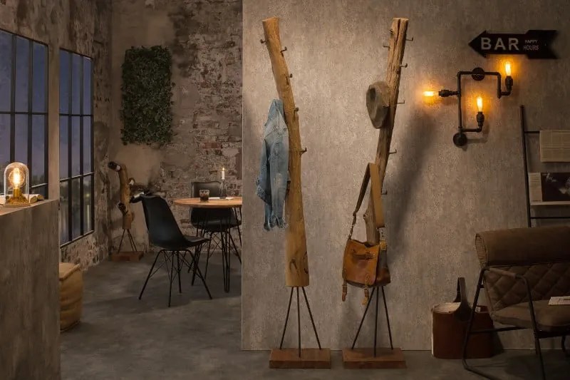 Hemingway vešiak na kabáty 200 cm teak