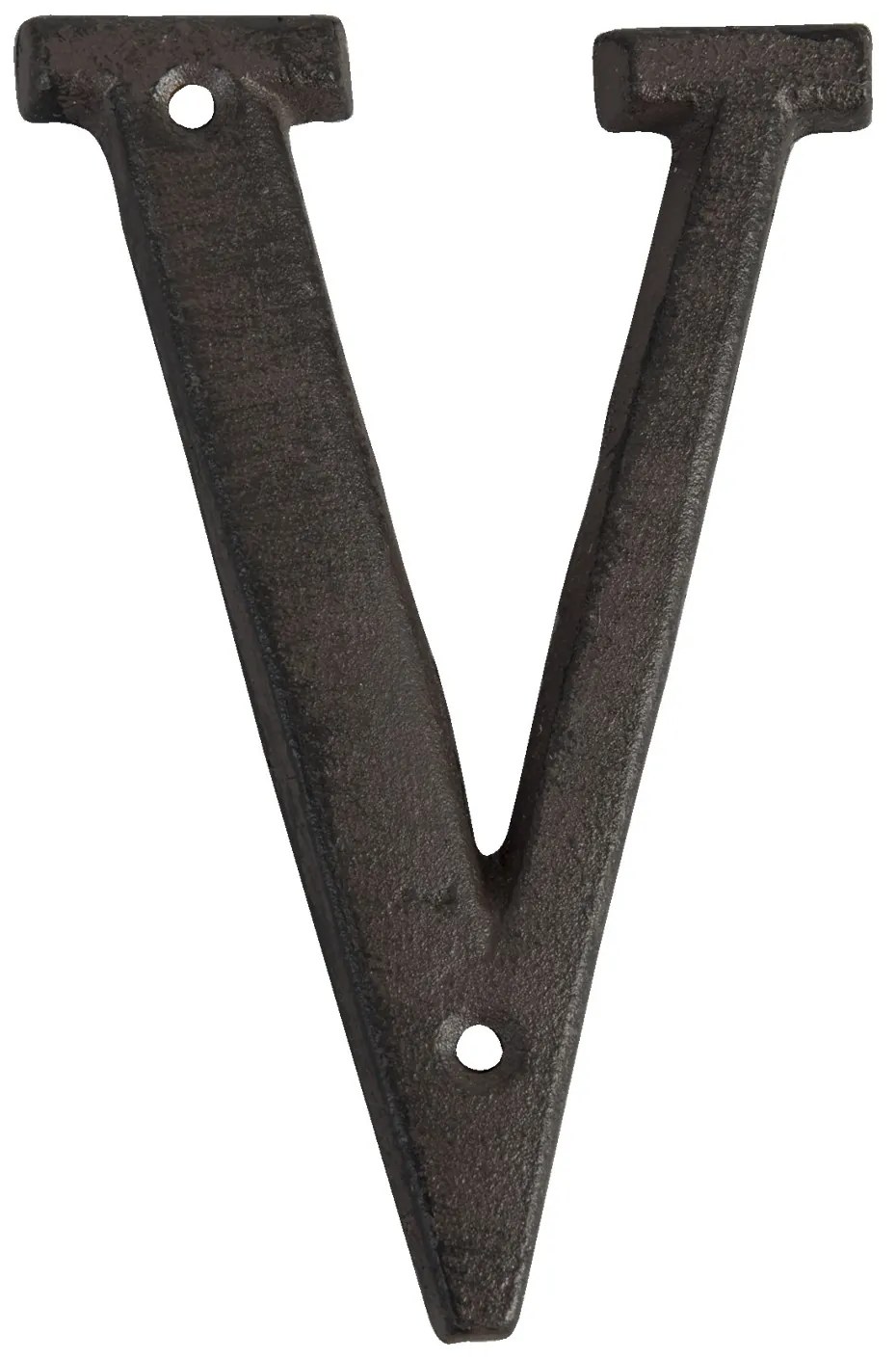 Nástenné kovové písmeno V - 13 cm Nástenné kovové písmeno V - 13 cm