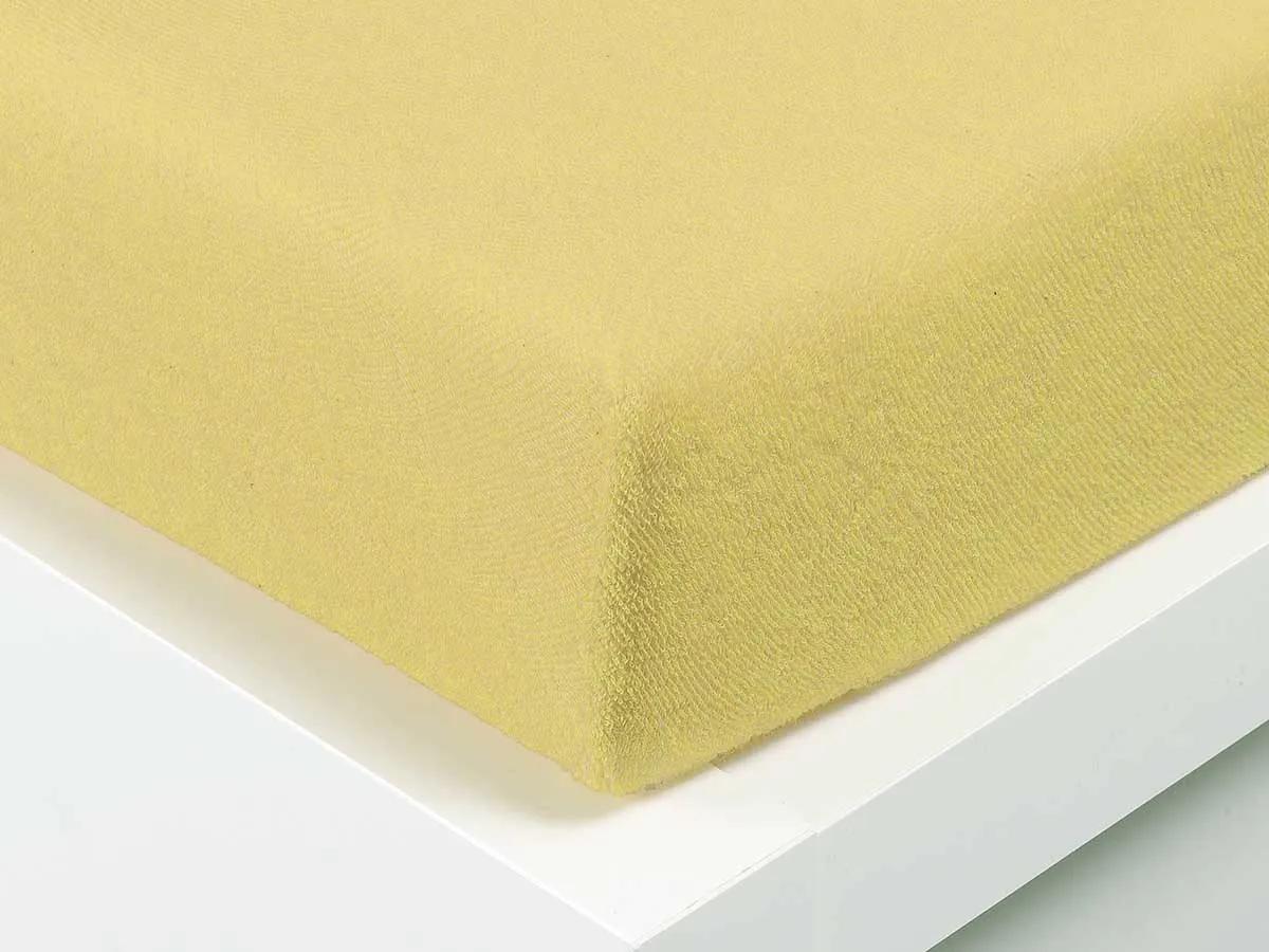 XPOSE® Froté plachta Exclusive - žltá 140x200 cm