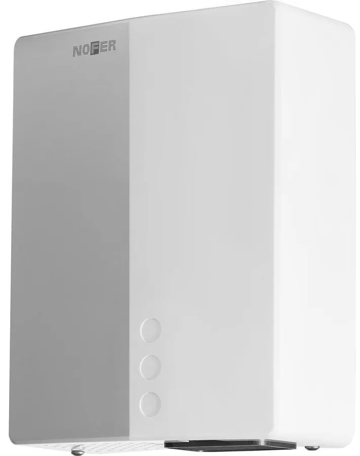 NOFER NOFER, BIGFLOW EVO bezdotykový elektrický sušič rúk 220-240V, 2050W, 222x286x100mm, ABS/biela, 01491.W