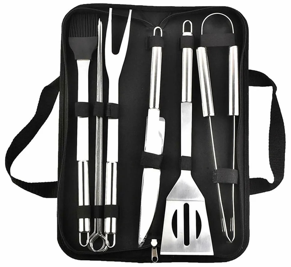 Set 9 kusov grilovacieho náradia v taške
