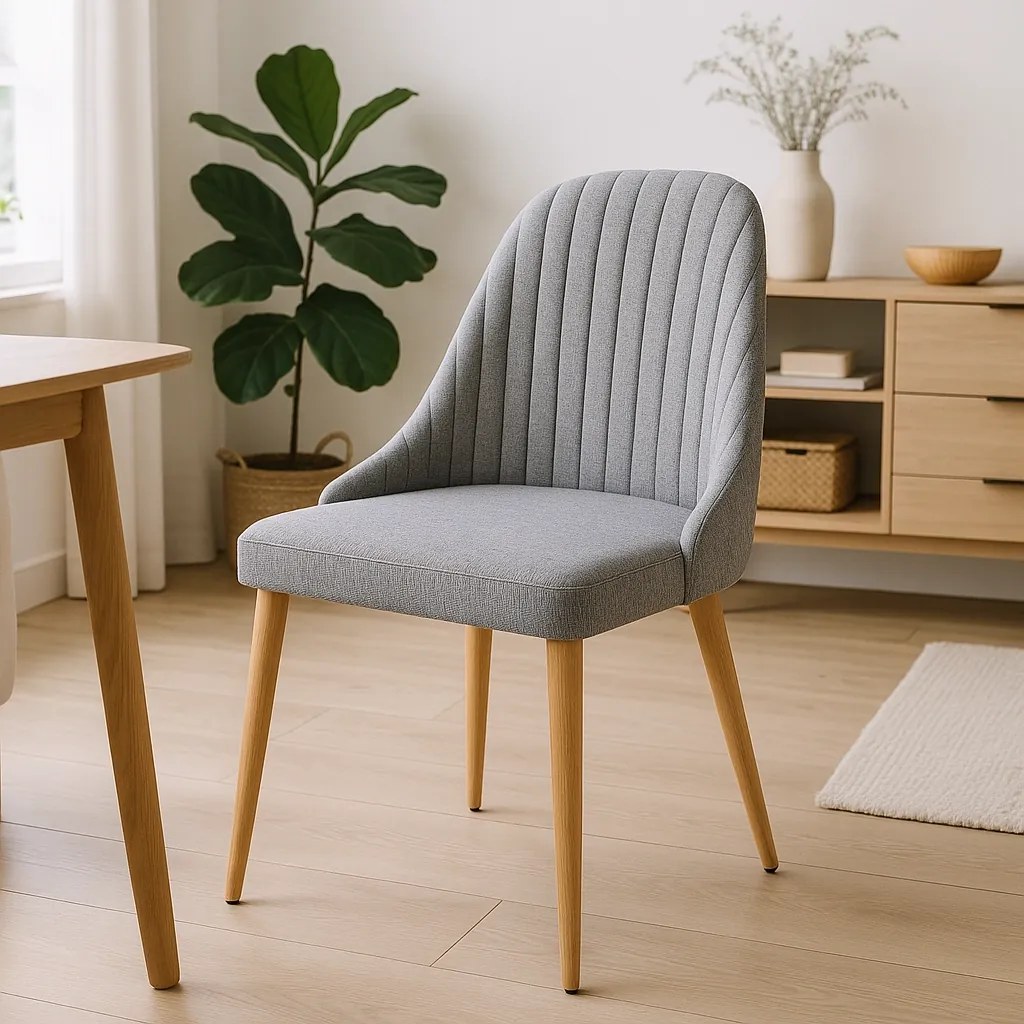 PROXIMA.store - Čalúnená jedálenská stolička TORINO FARBA: sivá