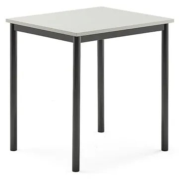 Stôl BORÅS, 700x600x720 mm, laminát - šedá, antracit