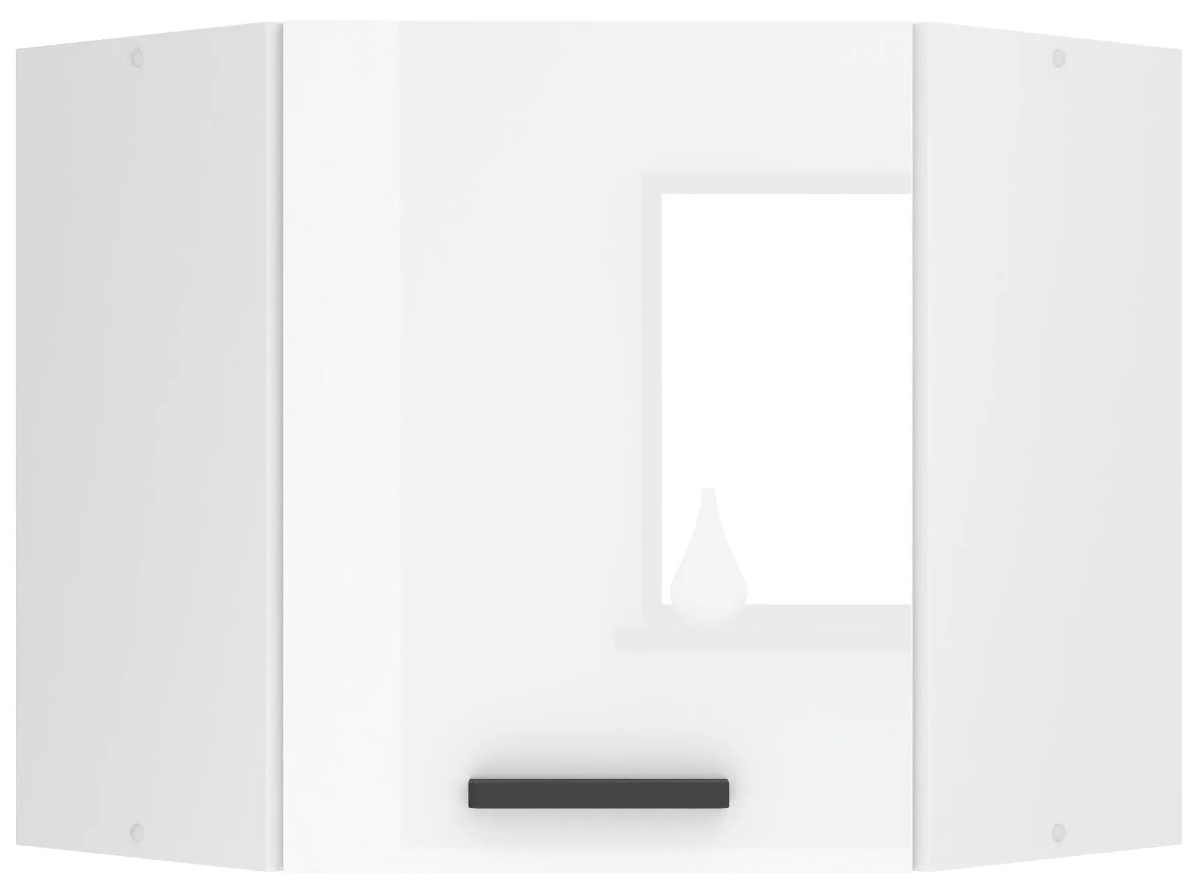 Kuchynská skrinka horná rohová 60 cm INF SGN60/0/WT/W/0/B1/PP