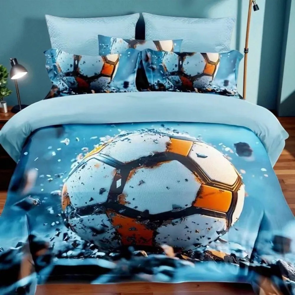 Obliečky PULLA BLUE 3-dielna sada 140x200 cm