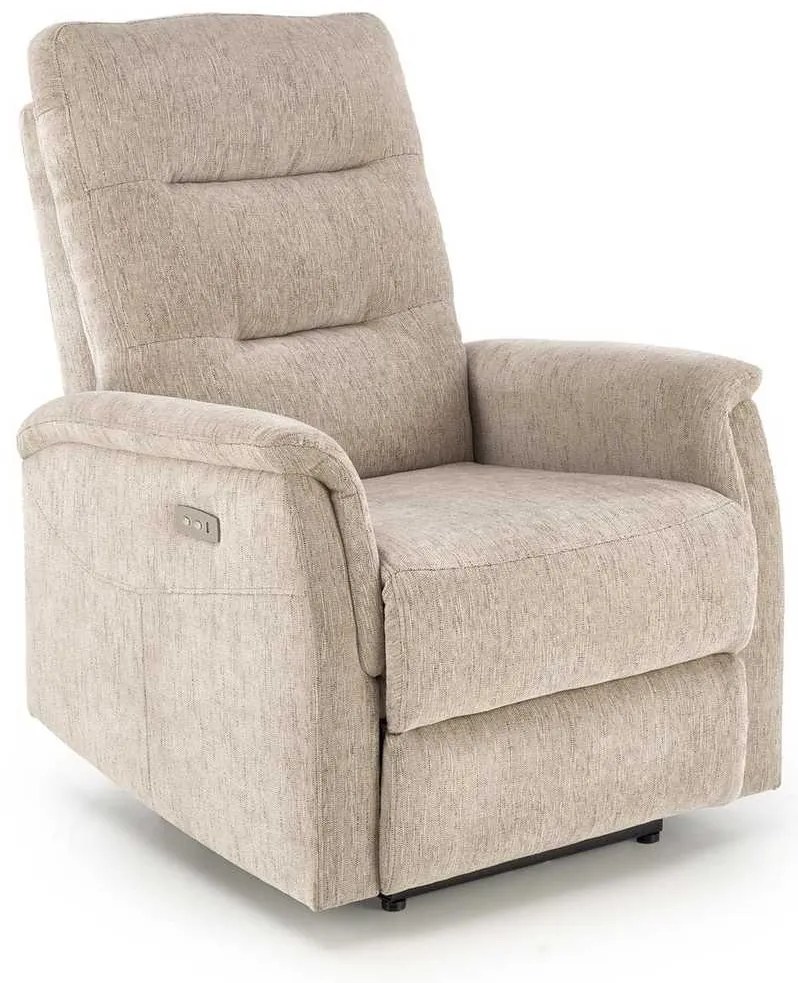 Polohovacie kreslo Walt, béžová