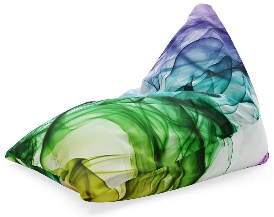 Sedací vak Triangl farebný efekt, farebná