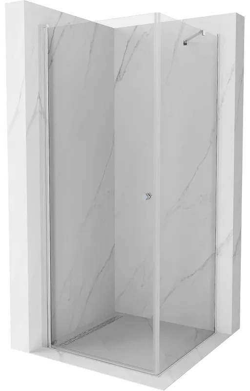 Mexen Pretoria sprchovací kút 80x80cm, 6mm sklo, chrómový profil-číre sklo, 852-080-080-01-00