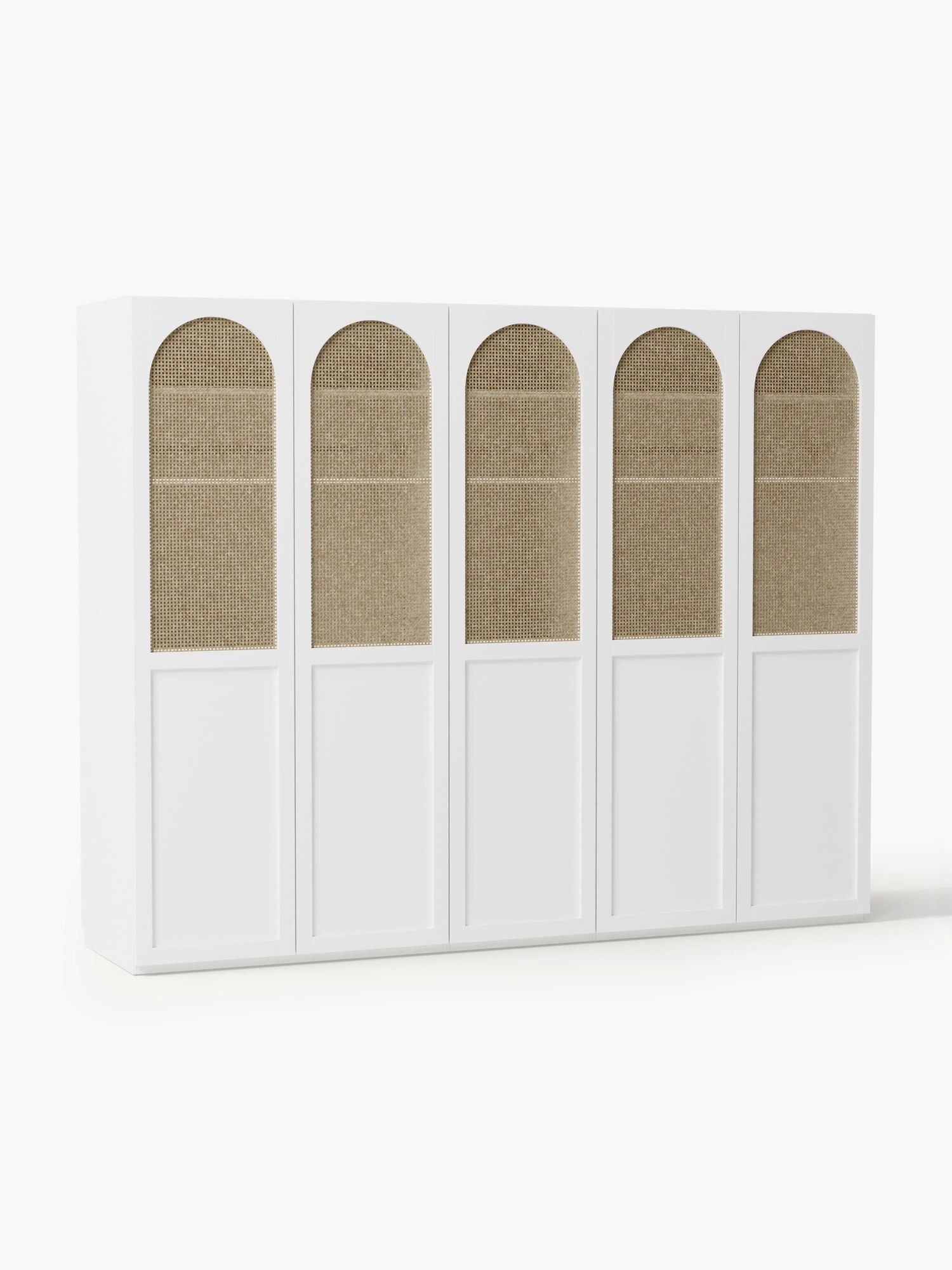 Modulárna šatníková skriňa's krídlovými dverami Jeanne, Š 250 cm, rôzne možnosti