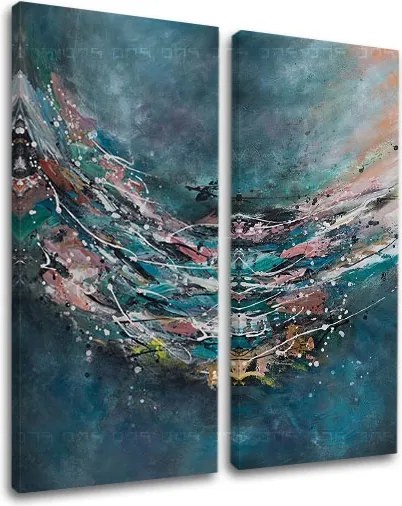 Obraz na plátne ABSTRAKT 2 dielny XOBCHAB042
