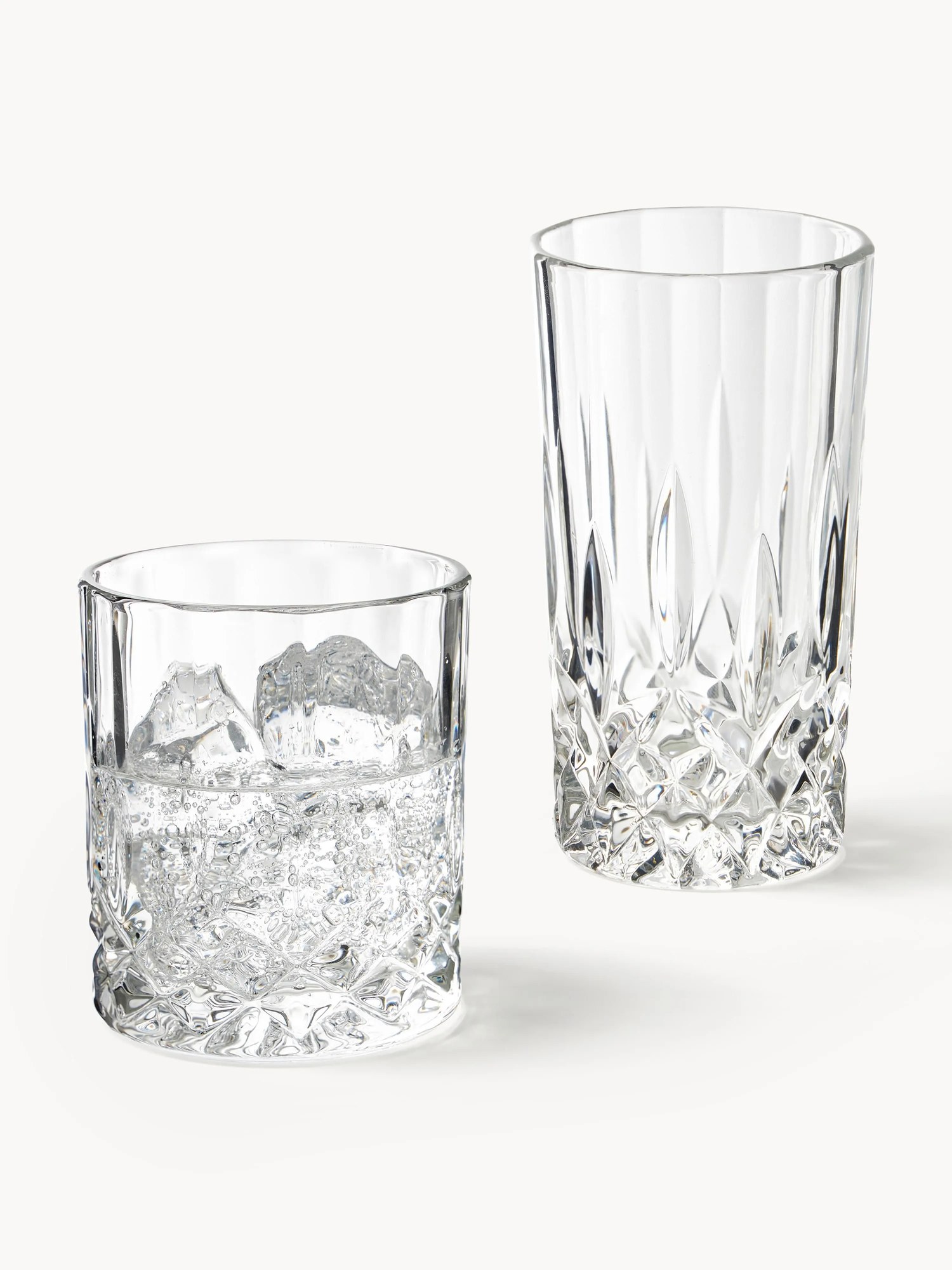 Poháre's reliéfnym vzorom George, 8 ks