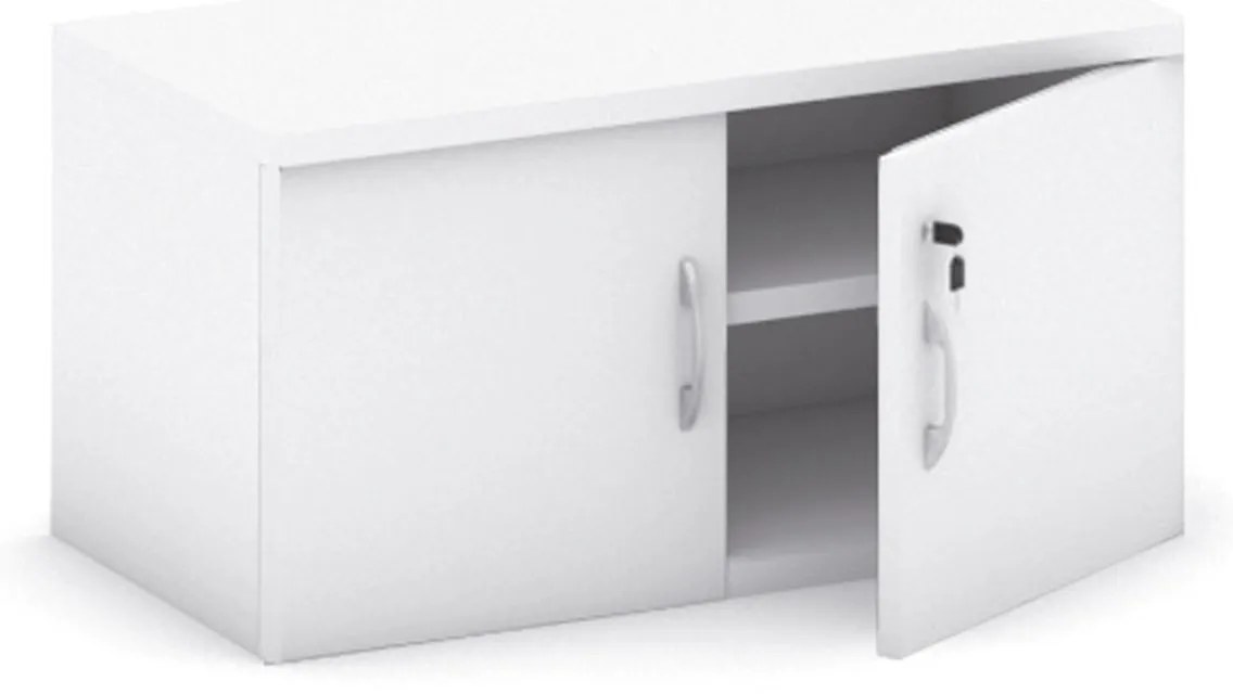 Nadstavba 2-dverová MIRELLI, 800 x 400 x 400 mm, biela