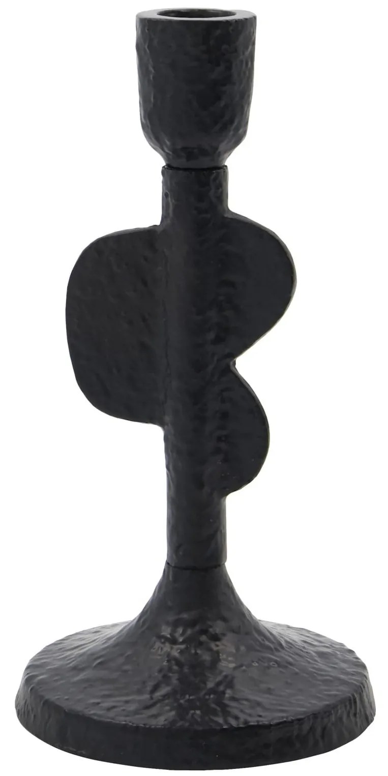 House Doctor Kovový svietnik Donna Black 20 cm