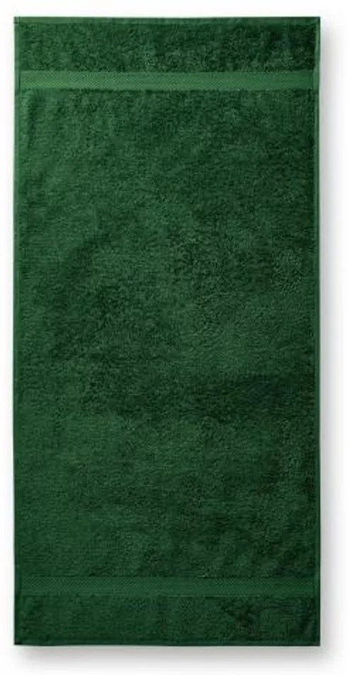 MALFINI Osuška Terry Bath Towel - Fľaškovo zelená | 70 x 140 cm