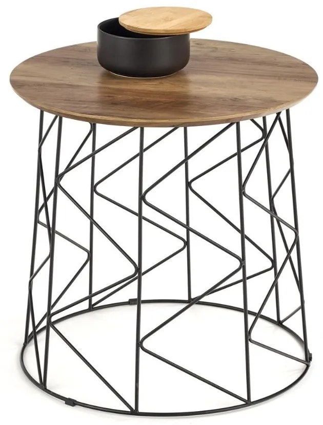 Konferenčný stolík Musaka, orech / čierna
