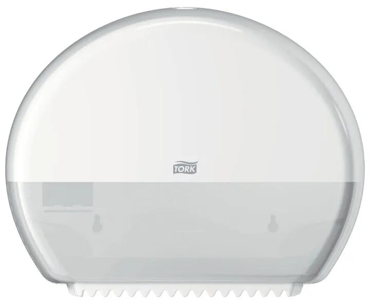 Tork zásobník na toaletný papier - T2 Mini Jumbo rolka, biela / sivá