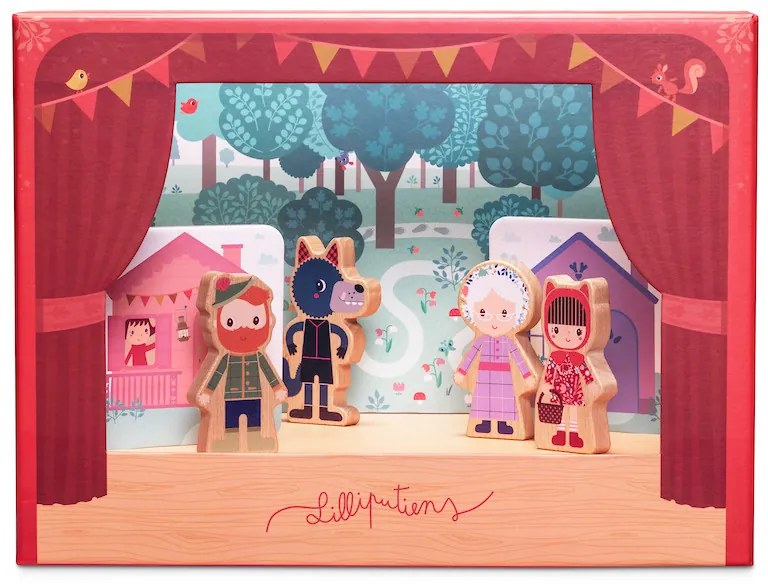 Lilliputiens - magnetické divadlo - Červená Čiapočka