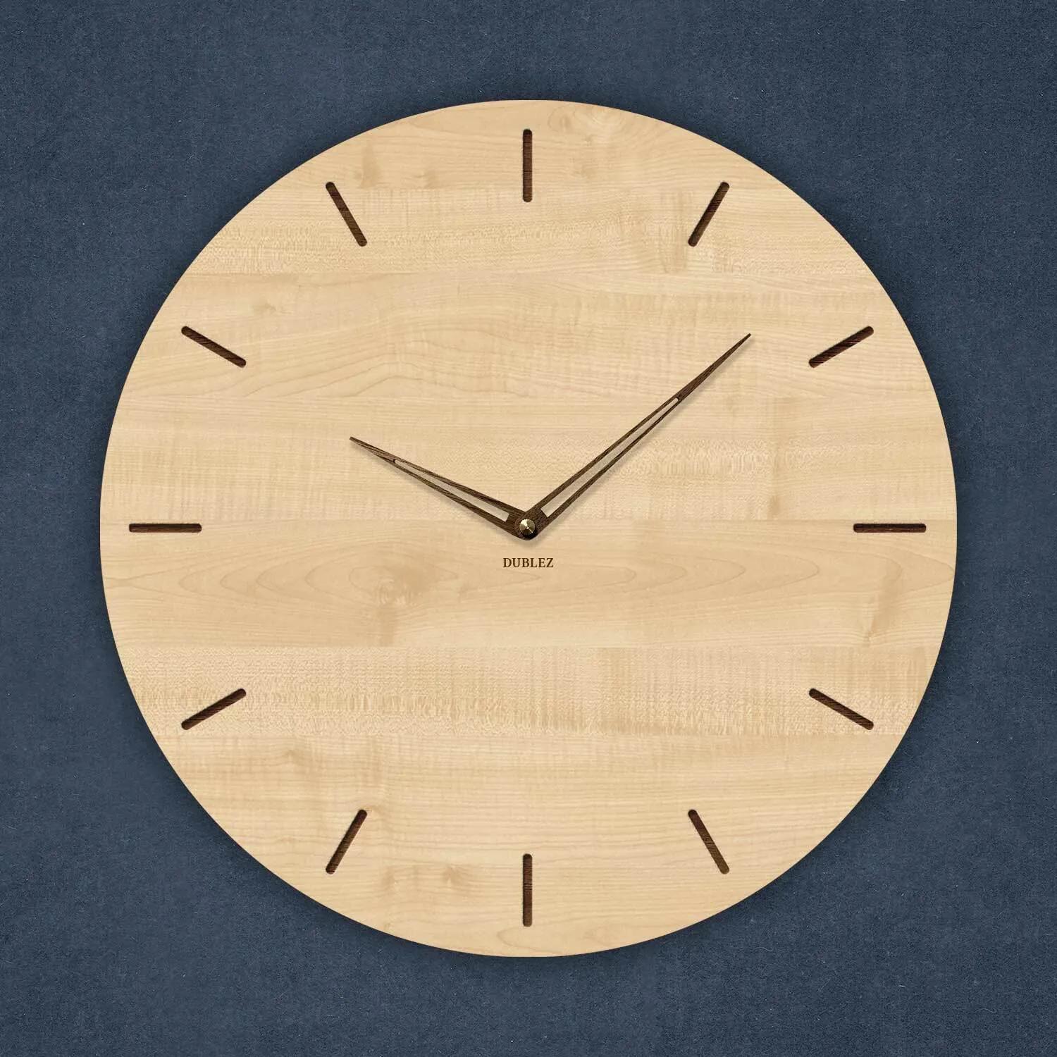 DUBLEZ | Minimalistické drevené hodiny