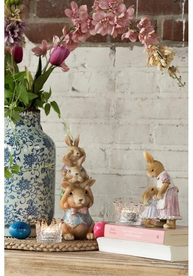 Sklenený svietnik na čajovku v tvare korunky - Ø 7*5 cm