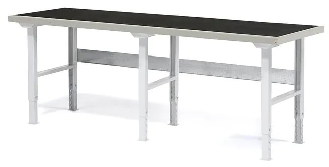 Dielenský stôl s ochrannou rohožou ROBUST, 2500x800 mm